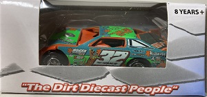 Bobby Pierce #32 1/64th 2022 ADC Scooby Doo dirt late model