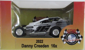 Danny Creeden #16 1/64th 2022 Nutmeg RGH Construction dirt modified