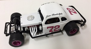 Jim Rudolph #72 1/25th custom built modified coupe