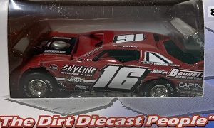 Tyler Bruening #16 1/64th 2021 ADC Skyline Materials Limited dirt late model